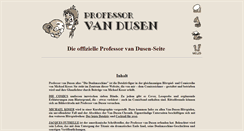 Desktop Screenshot of profvandusen.com